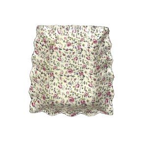 James Kent Scalloped Rectangular Serving Dish Bowl Chelsea Rose Porcelain